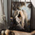 Jesus painting, Forest landscape, Angel painting, Jesus praying with angel - Jesus Portrait Canvas Prints, Christian Wall Art
