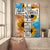 Unique sunflower painting, White cross, Our god is three in one - Jesus Portrait Canvas Prints, Wall Art