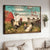 Chicken, Peaceful farm, Having someplace to go is home - Jesus Landscape Canvas Prints, Christian Wall Art
