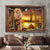 Lion of Judah, The beautiful sunset, Window frame, Lion and the dove - Jesus Landscape Canvas Prints, Christian Wall Art