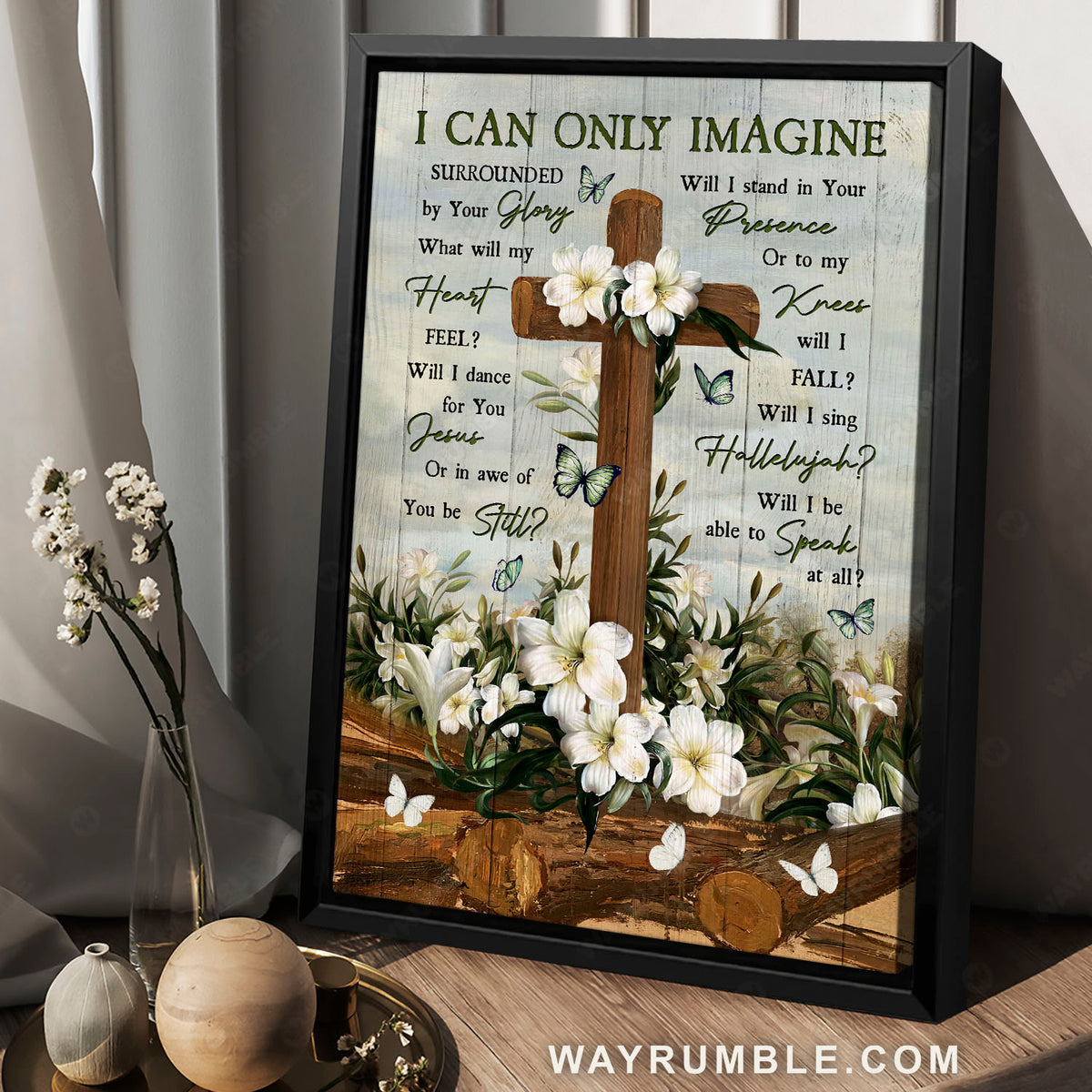 Plumeria painting, Jesus cross, White butterfly, I can only imagine- Jesus Portrait Canvas Prints, Christian Wall Art