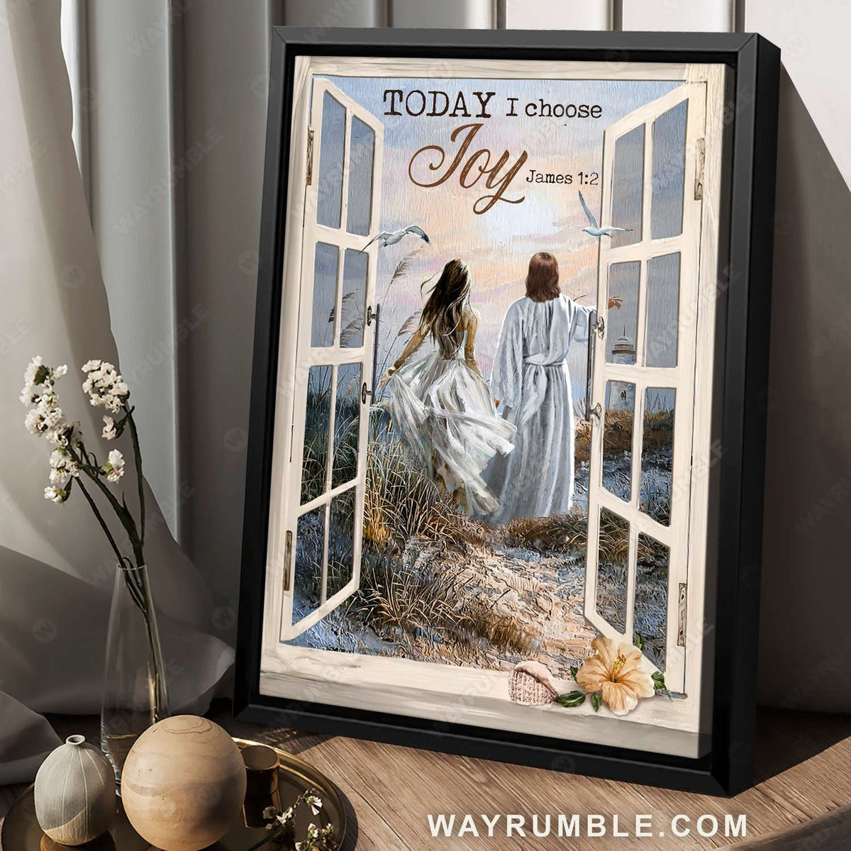 Jesus Christ, The Lion of Judah, Cross symbol, Face to face - Jesus Landscape Canvas Prints, Christian Wall Art