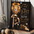 Lambs of God, Lion of Judah, Knight of God, The lord will fight for you - Jesus Portrait Canvas Prints, Christian Wall Art
