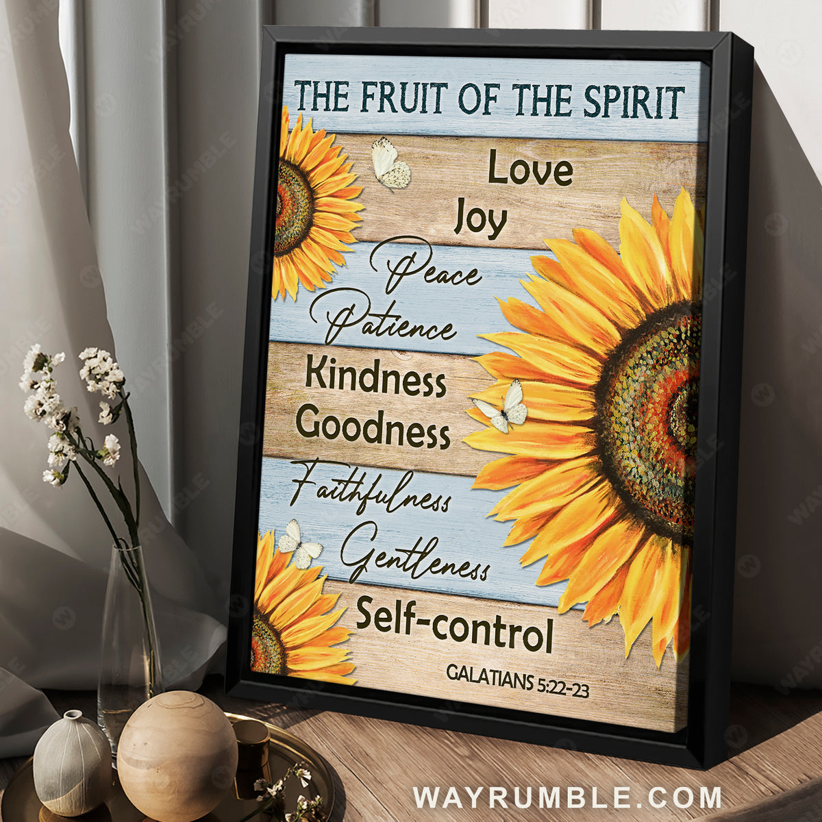 Beautiful sunflower drawing, Butterfly painting - Jesus Portrait Canvas Prints, Christian Wall Art