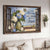 Hydrangea flower, Beautiful butterfly, Window frame, Give me Jesus - Jesus Landscape Canvas Prints, Christian Wall Art