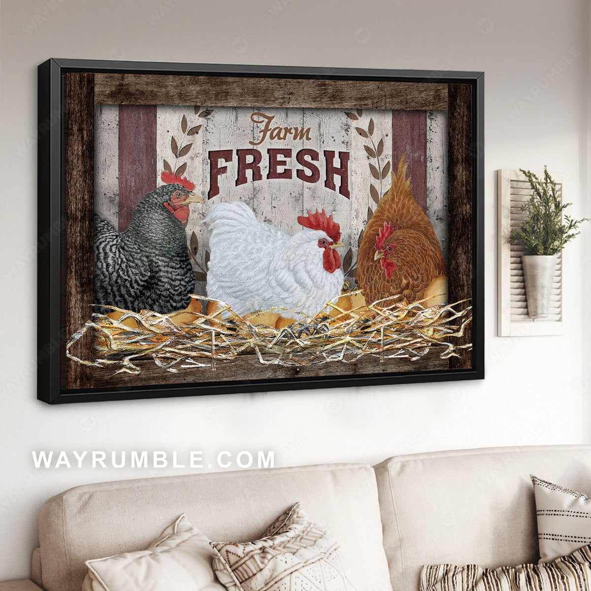 Chicken farm, Farm life, Farm fresh - Jesus Landscape Canvas Prints, Christian Wall Art
