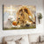 Lion of Judah, Lamb of God, The amazing encounter - Jesus Landscape Canvas Prints, Wall Art