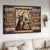 Deer painting, God knew I needed a guardian so he gave me my husband - Jesus Landscape Canvas Prints, Christian Wall Art