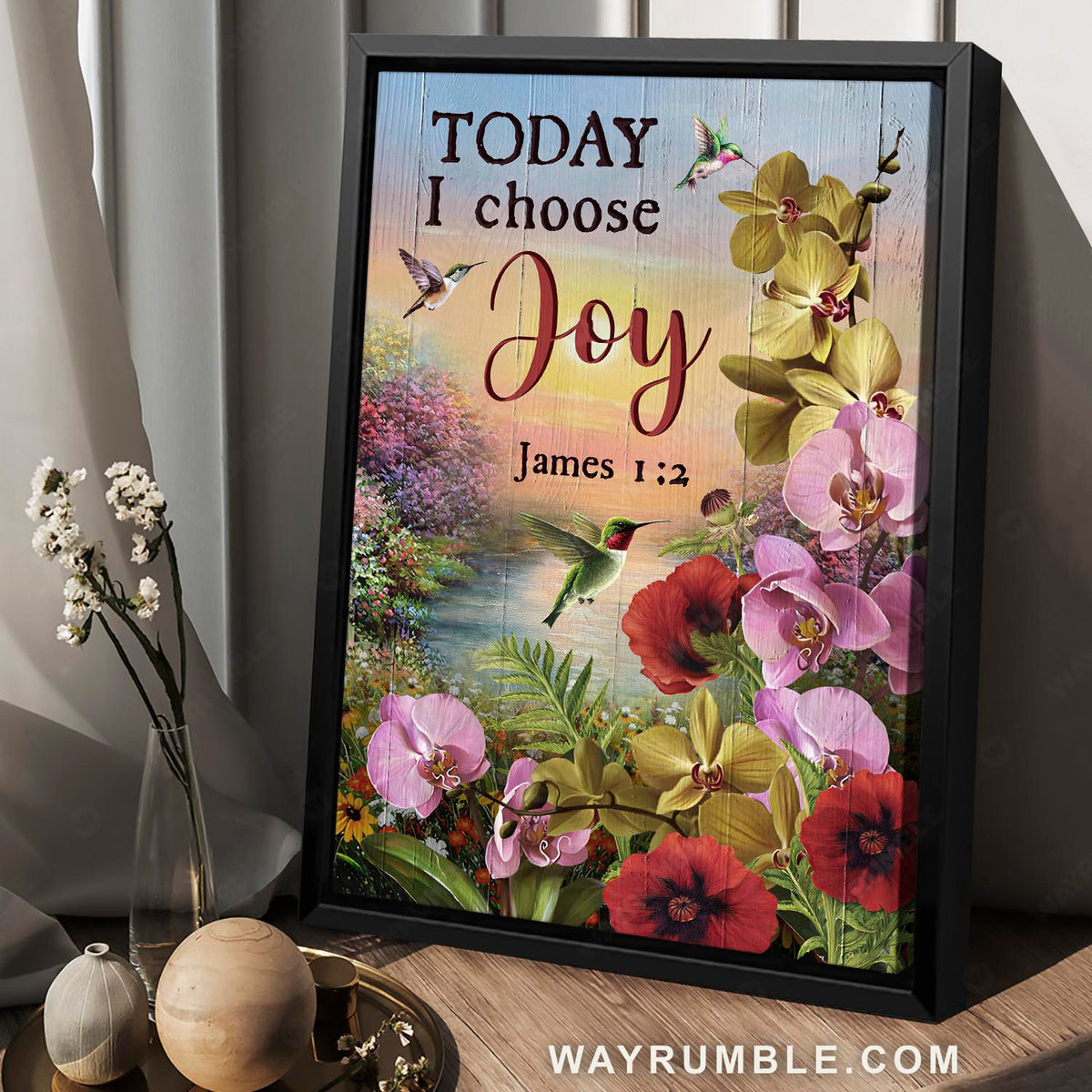 Orchid flower, Flower world, Sunrise sky, Today I choose joy - Jesus Portrait Canvas Prints, Christian Wall Art