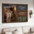 Horse painting, Cross symbol, Jesus is King, Have faith in what will be - Jesus Landscape Canvas Prints, Christian Wall Art