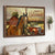 Horse painting, Cross symbol, Farm drawing, Simply blessed - Jesus Landscape Canvas Prints, Christian Wall Art