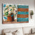 White flower painting, Still life, I believe in God even when He is silent - Jesus Landscape Canvas Prints, Christian Wall Art