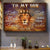 Dad to son, Lion King, Faith does not make things easy Faith makes them possible - Jesus Landscape Canvas Prints, Wall Art