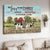 Cow painting, Farm landscape, Barn house painting, Countryside landscape, The love in our family flow strong and deep - Jesus Landscape Canvas Prints, Christian Wall Art