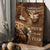 Lion of Judah, Jesus painting, The rugged cross and the lamb, Faith over fear - Jesus Portrait Canvas Prints, Christian Wall Art