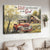 Old car painting, Peaceful farm, Be still and know that I am God- Jesus Landscape Canvas Prints, Christian Wall Art
