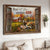Peace farm, Autumn forest, Red house, Rise and shine and give God the glory - Jesus Landscape Canvas Prints, Christian Wall Art