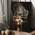 Jesus painting, Lion of Judah, The holy cross - Jesus Portrait Canvas Prints, Christian Wall Art