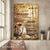 Dad to daughter, Lion painting, God blessed me when you were born - Jesus Portrait Canvas Prints, Wall Art