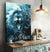 Lion king, Lion of Judah, Under the water, He is risen - Jesus Portrait Canvas Prints, Christian Wall ArtCC