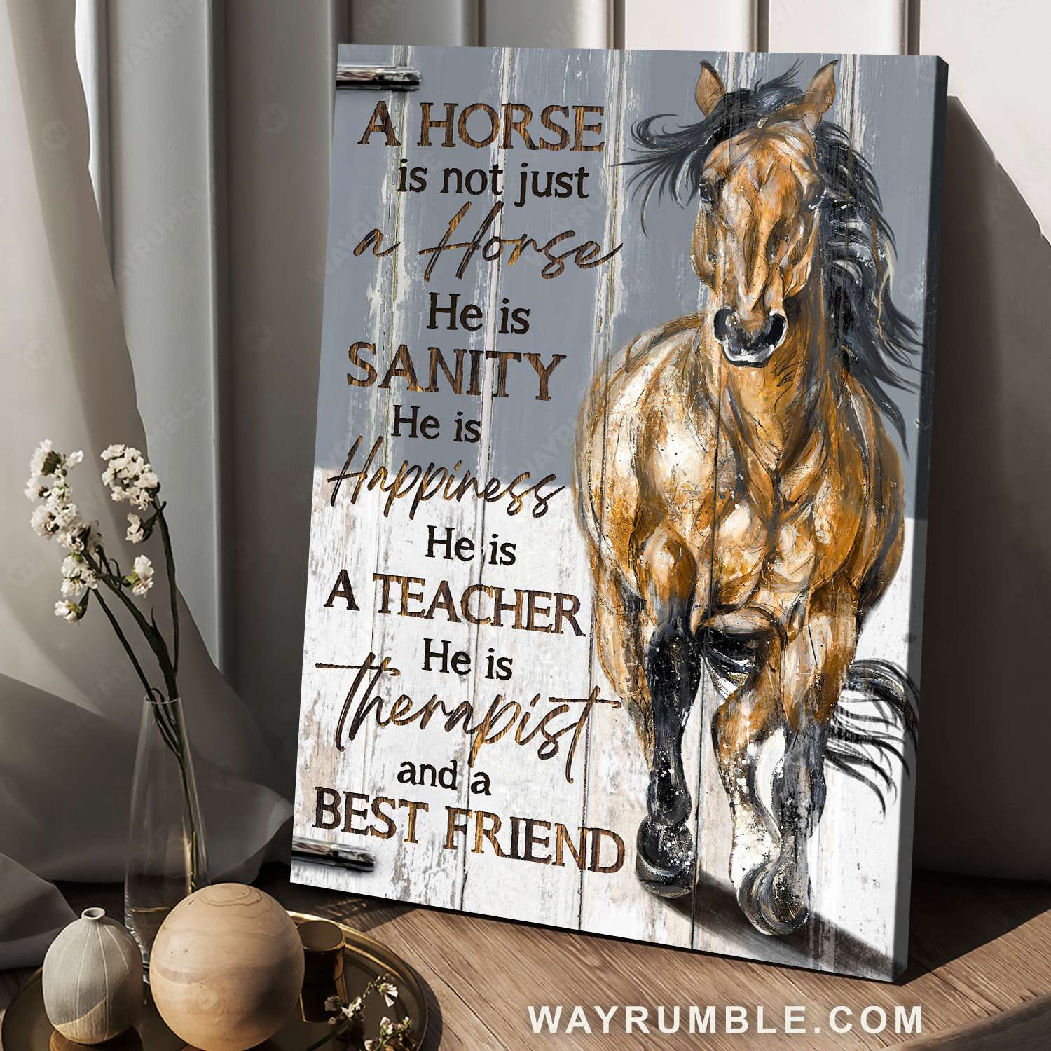 Dream horse, Walking horse, A horse is not just a horse - Jesus Portrait Canvas Prints, Christian Wall Art