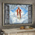 Come to Jesus, Jesus painting, He comes from heaven - Jesus, Window frame, Landscape Canvas Prints, Wall Art