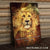 Lion of Judah, Lion painting, Be still and know that I am God - Jesus Portrait Canvas Prints, Christian Wall Art