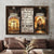 Lion of Judah, Lion painting, The rugged crosses, My God is not dead - Jesus Landscape Canvas Prints, Christian Wall Art