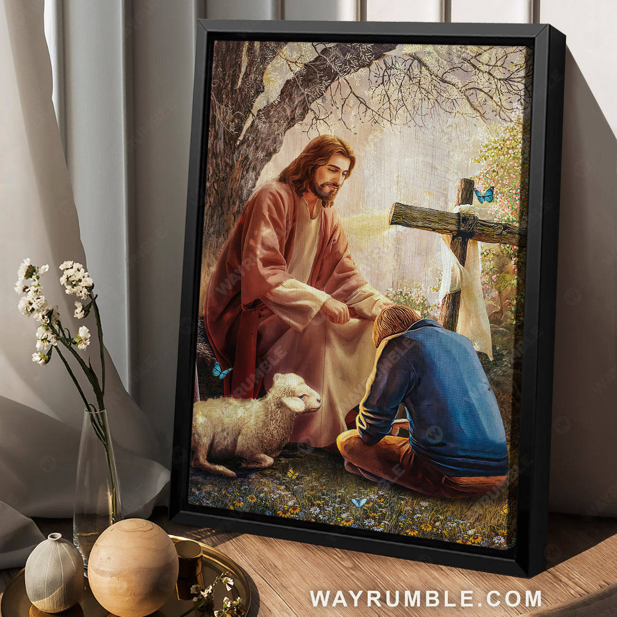 Inspirational painting, Abstract Jesus drawing, Religious gift, Beauti -  Wayrumble