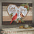Cardinal couple, Pineal, Heart rope, Winter forest, God gave me you - Jesus Landscape Canvas Prints, Wall Art