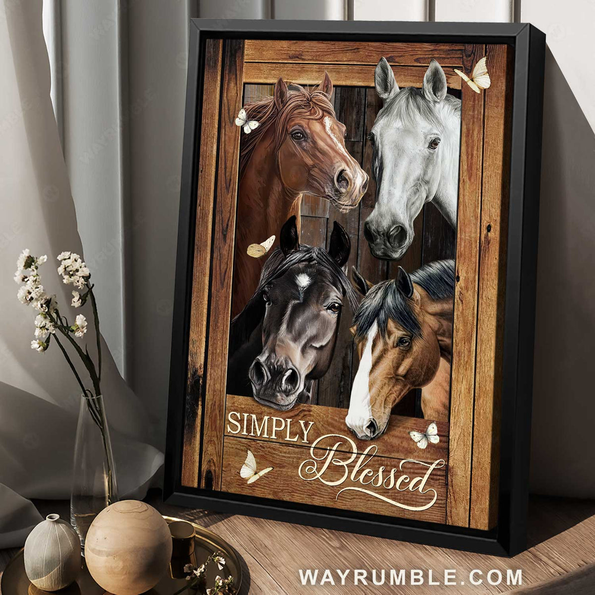 Quarter horses, Beautiful horse, Pretty butterfly, Simply blessed - Jesus Portrait Canvas Prints, Home Decor Wall Art