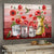 Poppy Flower, Mason jars, Hummingbird, Today I choose Joy - Jesus Landscape Canvas Prints, Wall Art