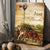 Horse painting, Sunset on the farm, Old barn house, Just breathe - Jesus Portrait Canvas Prints, Christian Wall Art
