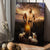Magic sunset, Jesus drawing, Lamb of God, Vintage lantern, Walking with Jesus - Jesus Portrait Canvas Prints, Home Decor Wall Art