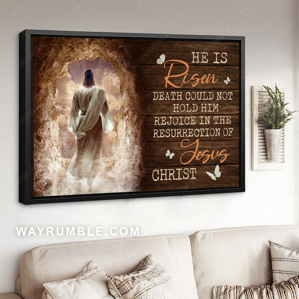 Jesus painting, The heaven's light, He is risen - Jesus Landscape Canvas Prints, Christian Wall Art