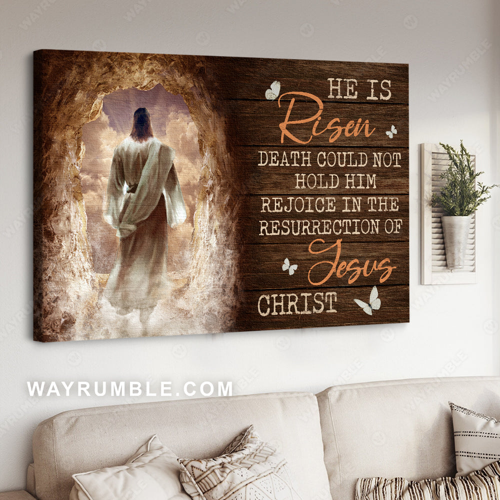 Jesus painting, The heaven's light, He is risen - Jesus Landscape Canvas Prints, Christian Wall Art