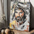 Jesus painting, Thorn crown, Newspaper art, Acrylic painting - Jesus Portrait Canvas Prints, Christian Wall Art