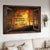 Window frame, The three cross, Without Jesus I am nothing - Jesus Landscape Canvas Prints, Christian Wall Art
