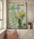 Butterfly, Daisy, Purple flower vase, Just have faith - Jesus Portrait Canvas Prints, Wall Art