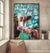 Cow family, Sunflower, Today I choose Joy - Jesus Portrait Canvas Prints, Wall Art