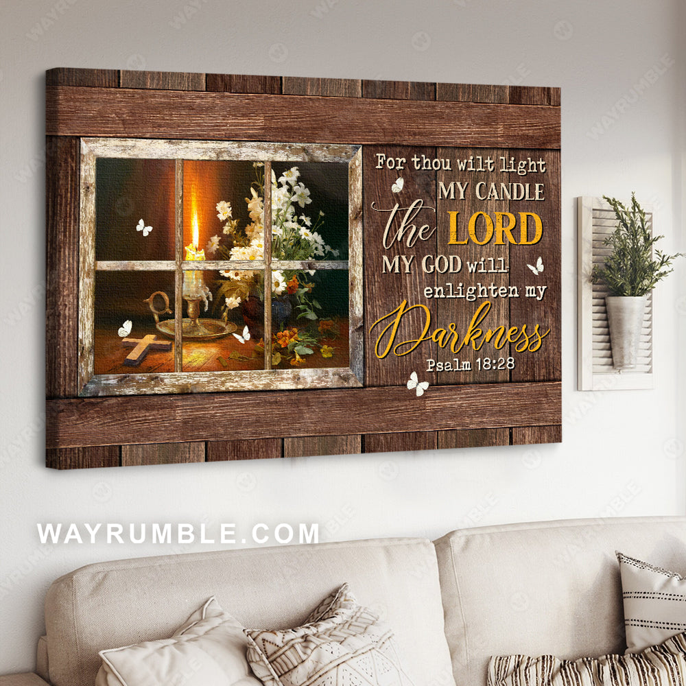 Candle canvas wall art best sale