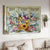 Colorful drawing, Pretty flower, Unique hummingbird, Just have faith - Jesus Landscape Canvas Prints, Home Decor Wall Art