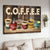 Hot coffee, Colorful coffee cup, Christ offers forgiveness for everyone - Jesus Landscape Canvas Prints, Home Decor Wall Art