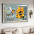 Beautiful sunflower, Stunning hummingbird, Simply blessed - Jesus Landscape Canvas Prints, Home Decor Wall Art