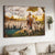 Stunning lamb, Beautiful meadow land, Be still and know that I am God - Jesus Landscape Canvas Prints, Home Decor Wall Art