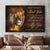 Lion of Judah, Fire sparks, Way maker miracle worker - Jesus Landscape Canvas Prints, Christian Wall Art
