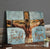 Jesus on cross, Christ is risen, It is finished - Jesus Landscape Canvas Prints, Christian Wall Art