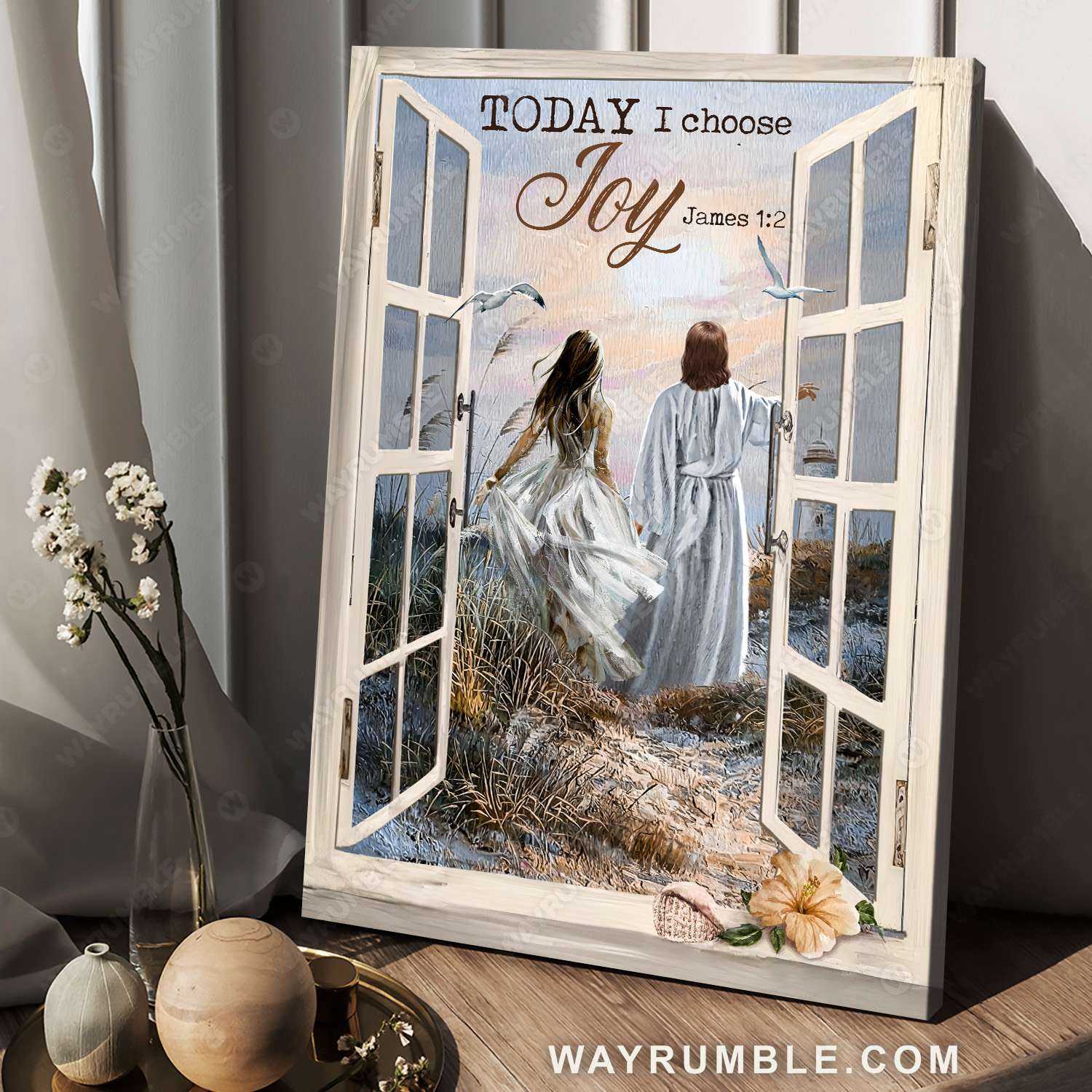 Jesus Christ, The Lion of Judah, Cross symbol, Face to face - Jesus Landscape Canvas Prints, Christian Wall Art