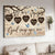 Wooden heart, Oldest tree, Blue butterfly, God says you are unique - Jesus Landscape Canvas Prints, Christian Wall Art