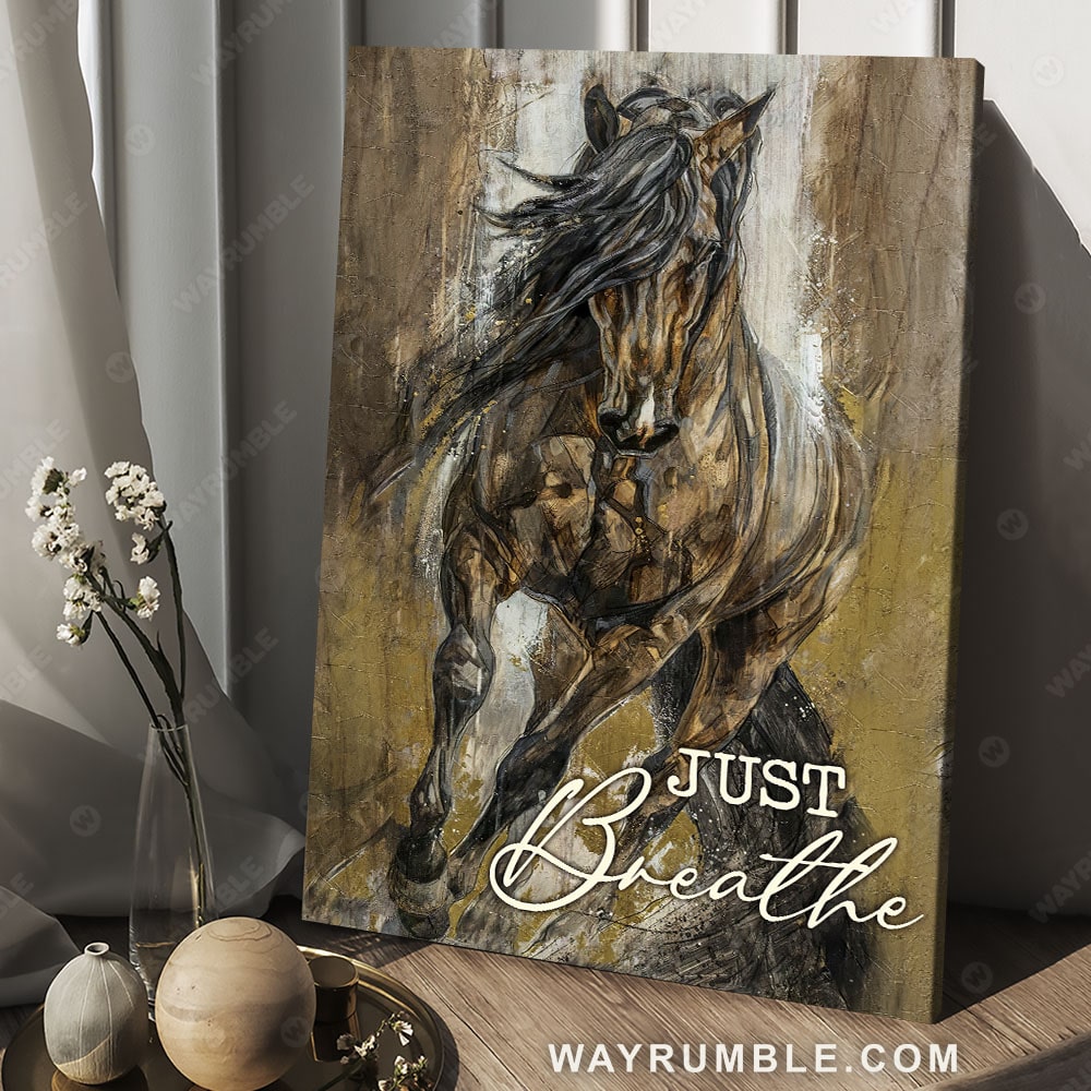 Crazy horse, Watercolor drawing, Jesus painting, Just breathe - Jesus Portrait Canvas Prints, Christian Wall Art